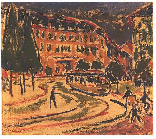 Tramway in Dresden, Ernst Ludwig Kirchner